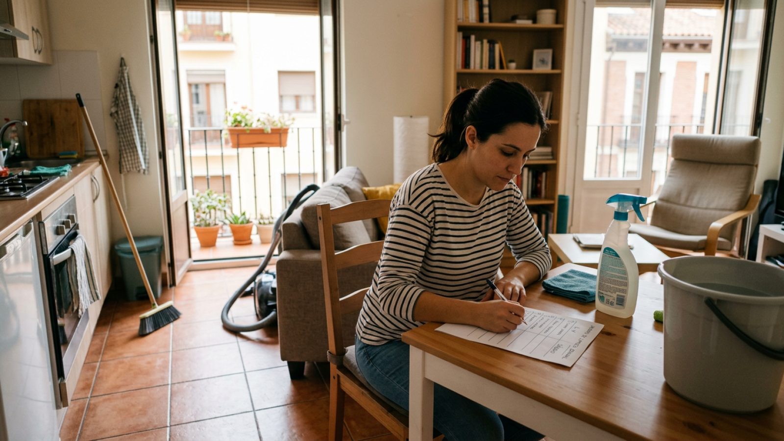 Cómo crear un horario de limpieza semanal realista para un piso pequeño Cómo crear un horario de limpieza semanal realista para un piso pequeño