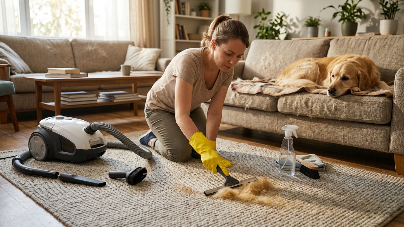 How to Remove Pet Hair from Furniture and Carpets How to Remove Pet Hair from Furniture and Carpets